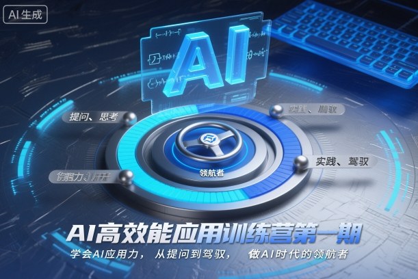 AI高效能应用训练营第一期,学会AI应用力,从提问到驾驭,做AI时代的领航者-淘金阁网创