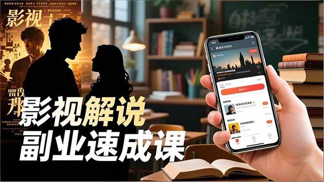 (16740期)Tk影视解说副业速成课,软件安装、全流程实操、爆款预设,新手两周变现-淘金阁网创
