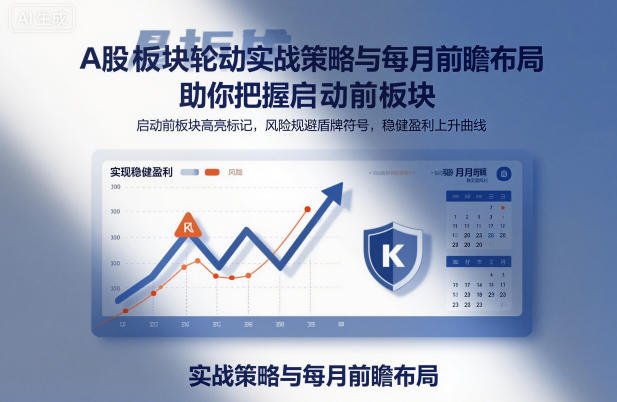 A股板块轮动实战策略与每月前瞻布局，助你把握启动前板块，规避风险，实现稳健盈利-淘金阁网创