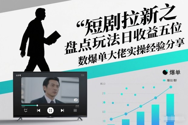 短剧拉新之盘点玩法日收益五位数爆单大佬实操经验分享-淘金阁网创