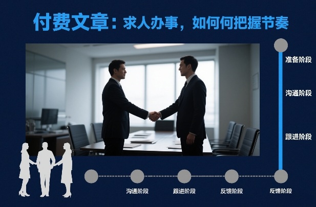 付费文章：求人办事，如何把握节奏-淘金阁网创