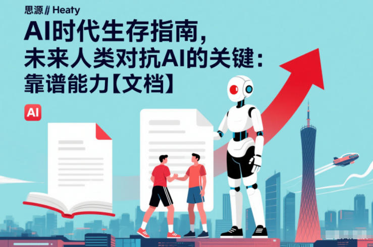 AI时代生存指南，未来人类对抗AI的关键：靠谱能力【文档】-淘金阁网创