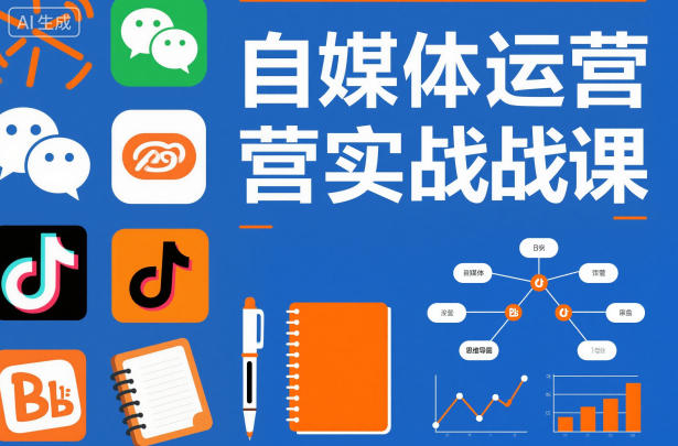 自媒体运营实战课,掌握一套系统的自媒体运营底层方法论,成为优秀的内容创作者-淘金阁网创