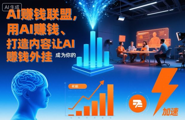 AI賺钱联盟,用AI賺钱、打造内容让AI成为你的賺钱外挂-淘金阁网创