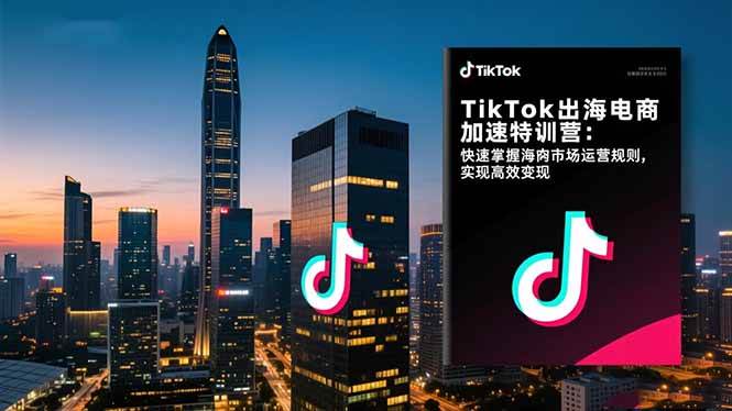 (16535期)TikTok出海电商加速特训营:快速掌握海外市场运营规则,实现高效变现-淘金阁网创