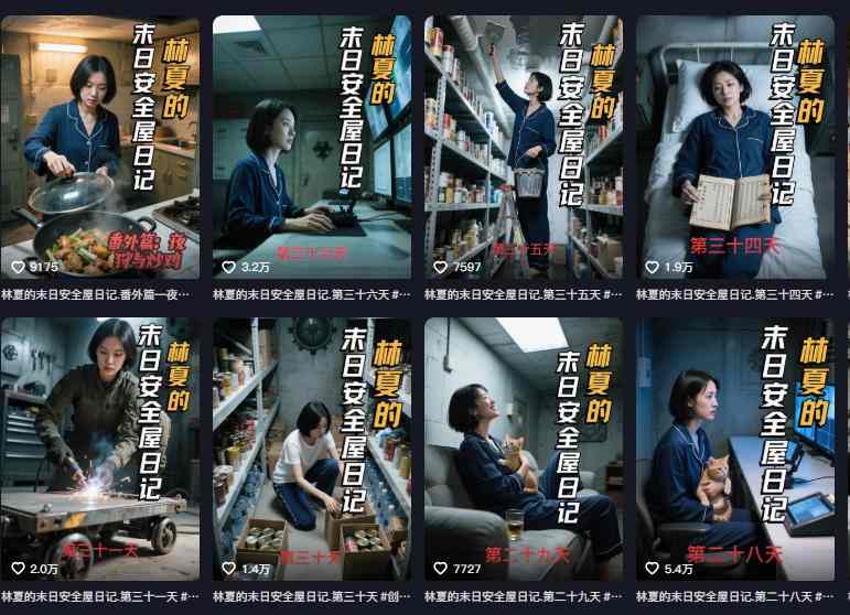 十个作品涨粉近20W!用AI制作末日安全日记连载,日入4位数,评论区爆肝求更新(附详细步骤)-淘金阁网创