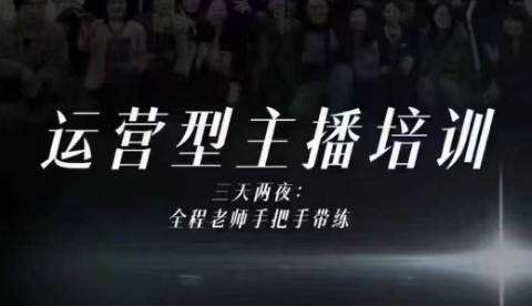 婉婉运营型主播培训线下课,主播四大能力,十小时线下录像+字幕,内容比线上课干-淘金阁网创