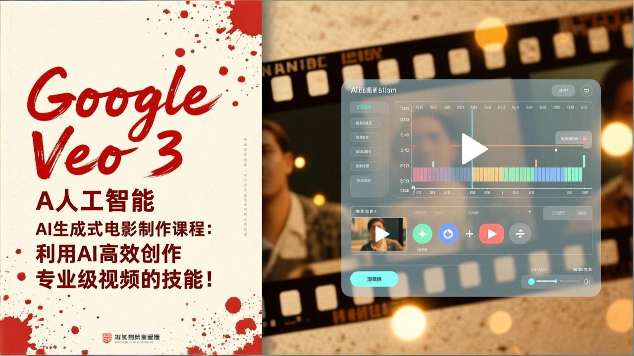 Google Veo 3人工智能AI生成式电影制作课程：利用AI高效创作专业级视频的技能！-淘金阁网创