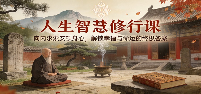 人生智慧修行课：向内求索安顿身心，解锁幸福与命运的终极答案-淘金阁网创