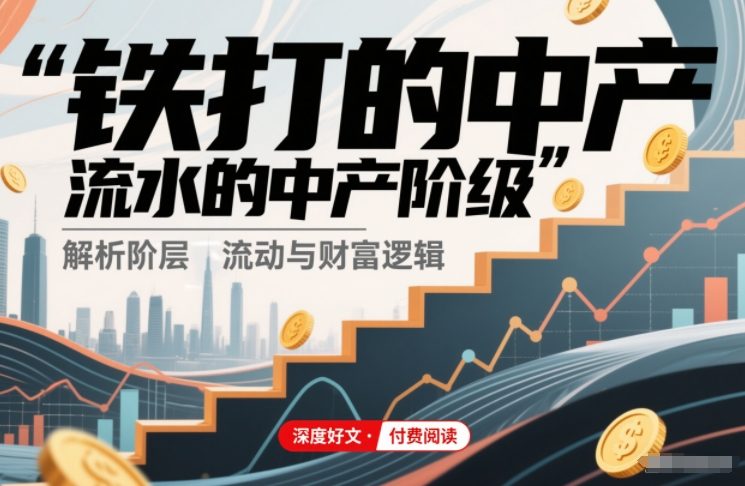 付费文章:铁打的中产,流水的中产阶级-淘金阁网创