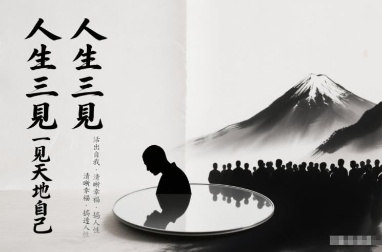 人生三见一见天地见众生见自己,活出自我拥有清晰幸福人生,搞透人性-淘金阁网创