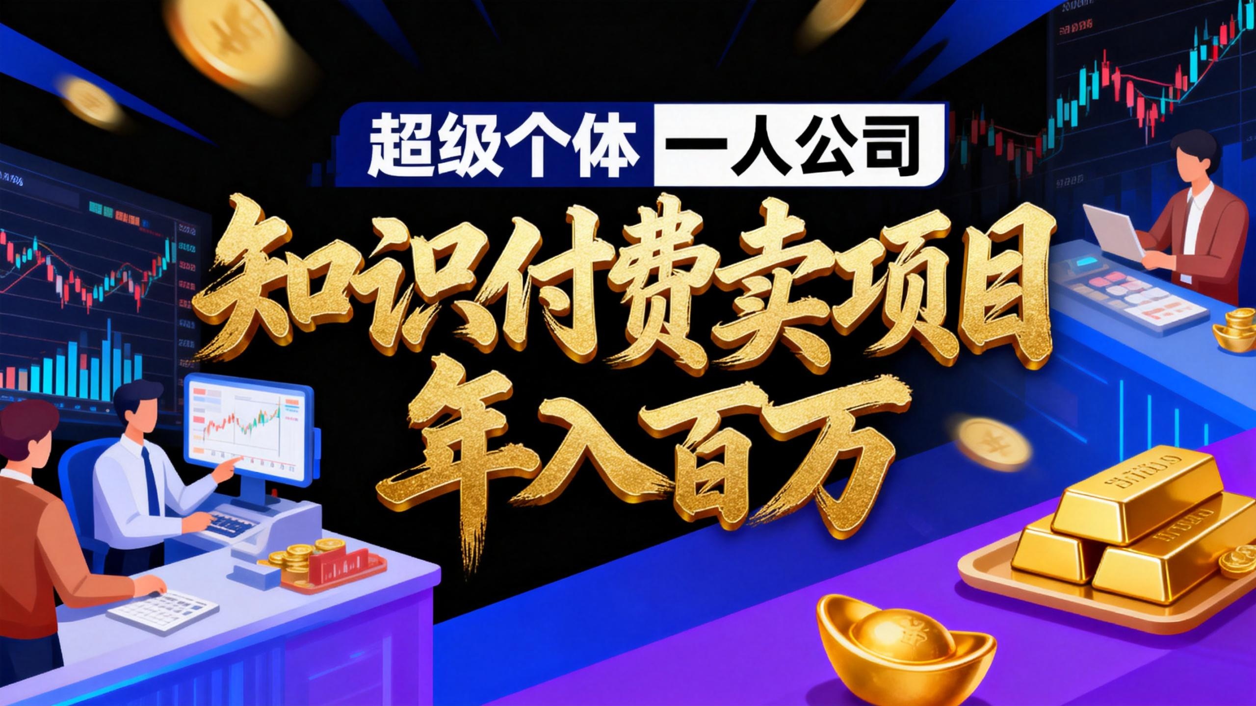 2026年“超级个体一人公司”私域卖项目年入百万，个人IP-精准引流-项目包装-转化成交-淘金阁网创