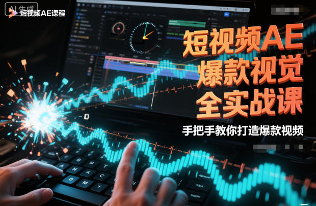 短视频AE爆款视觉全实战课,手把手教你打造爆款视频-淘金阁网创